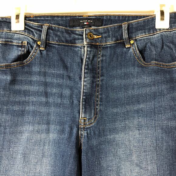 Tommy Hilfiger Tribeca straight blue jeans size 16 Classic Western Staple - Picture 4 of 12